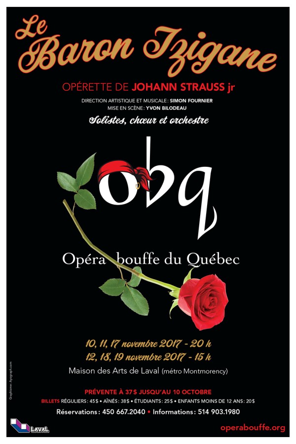 Le Baron Tzigane - Opéra Bouffe du Québec