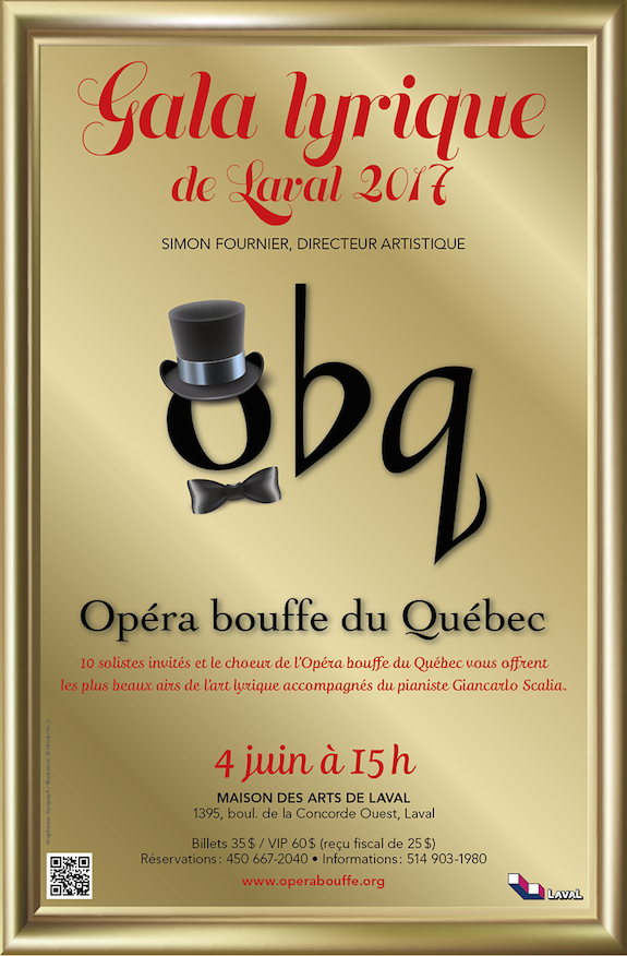 Gala lyrique - Opéra Bouffe du Québec